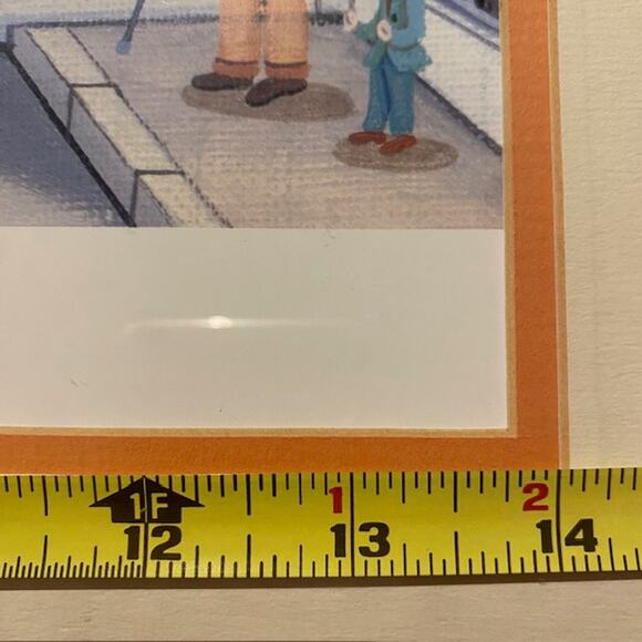 Bin Kashiwa Paris Champs - Elysees Print 1983 Naive Innocent Framed & Matted - Picture 12 of 16